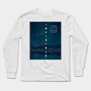 Invisible minimalistic quote Long Sleeve T-Shirt